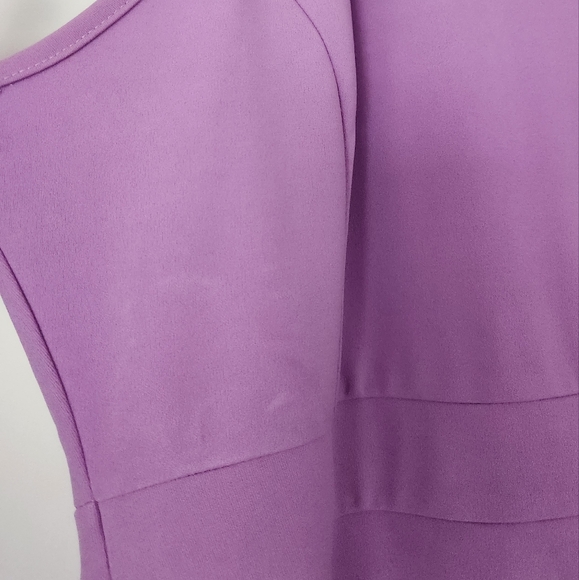 NWT Lavendar Halter Neck Sleeveless Split Midi Dress XL - Picture 6 of 7